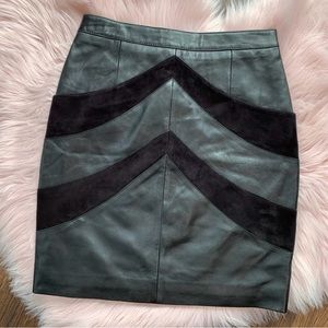 Maje leather skirt size xs